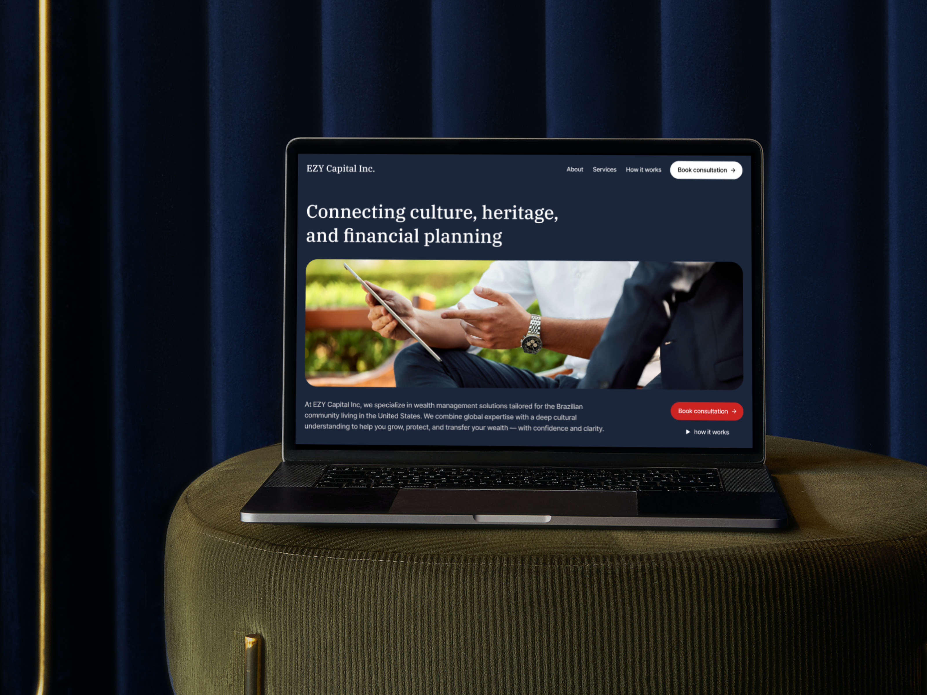 Example of Institutional & Business Website Design