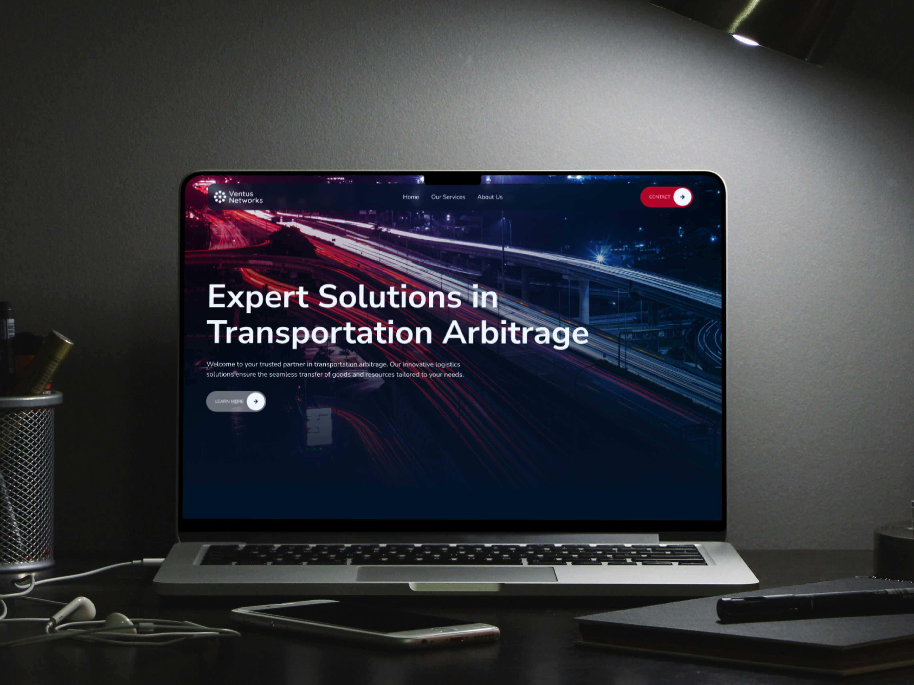 Example of Institutional & Business Website Design