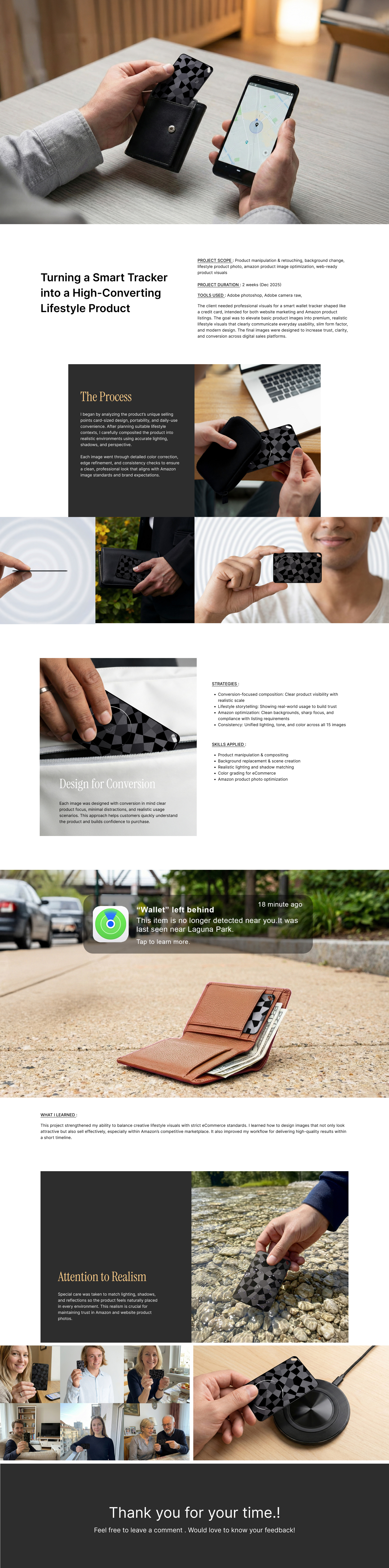Turning a Smart Tracker into a High-Converting Lifestyle Product graphic design lifestyle photography photo manipulation