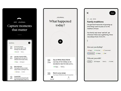 App store images app clean journal minimal mobile