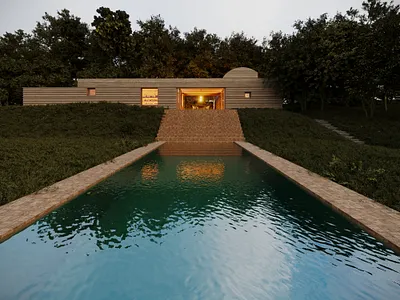 Brutalist Earth Retreat