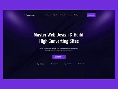Animated Website Hero Header 3d 4k video animated hero animated hero section animation animation website animations branding hero section hero section design logo motion graphics ui webdesign website animation website design website video
