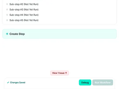 copy.ai Workflows UI Part 3 ai button copyai design design system error flat gradient hover icon issue minimal shadow subtle ui ux workflow