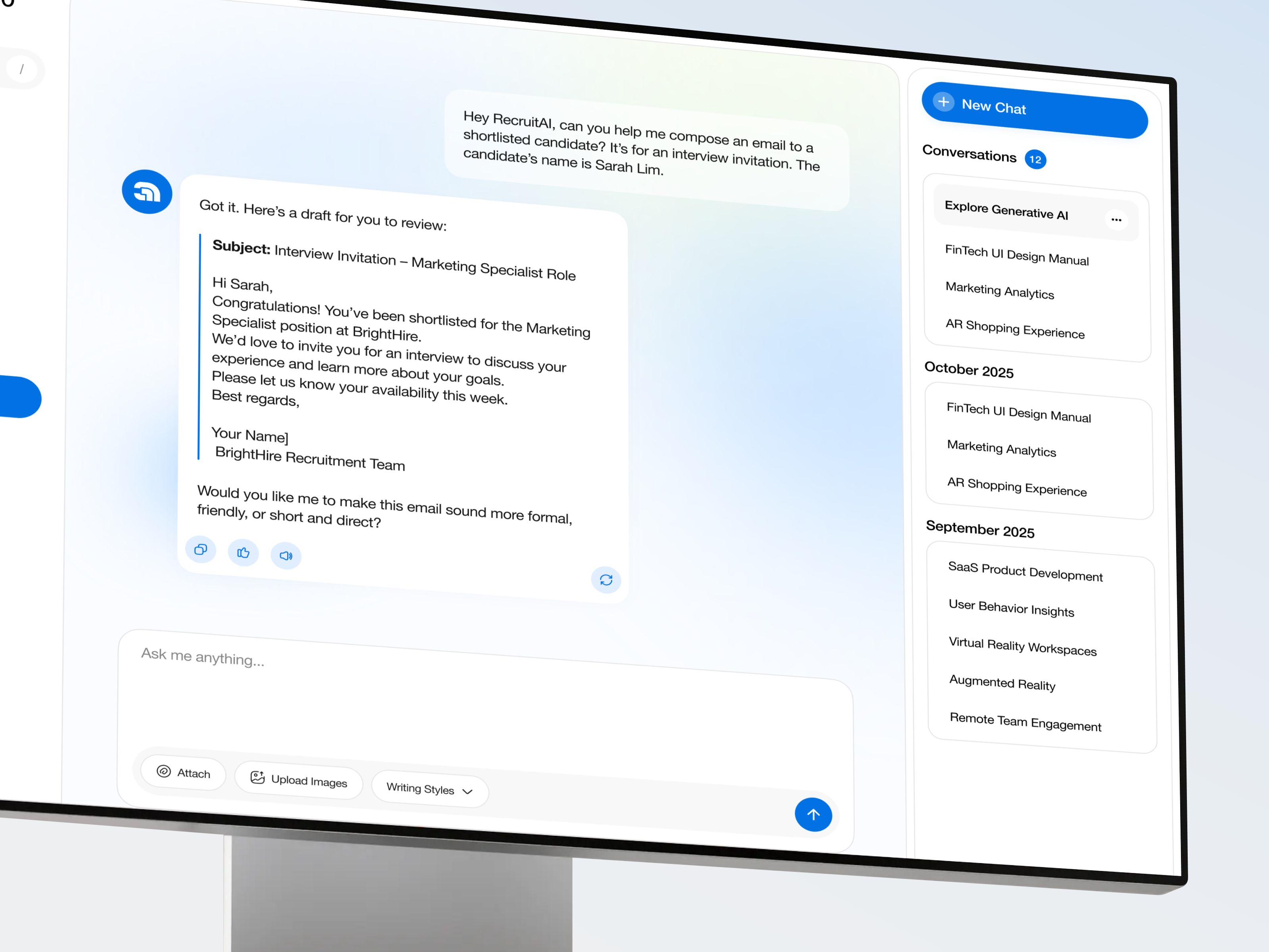 Example of Product Design For Saas, Ai, B2b & B2c