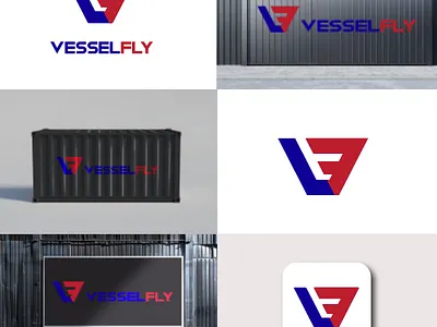 vessel fly new logo design new logo concept branding logo
