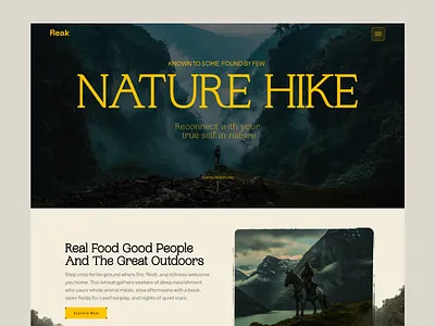 Travel Landing Page adventure agent booking destination hiking holiday landing page minimalist mountain travel travel agency traveling ui ui design vacation web design website