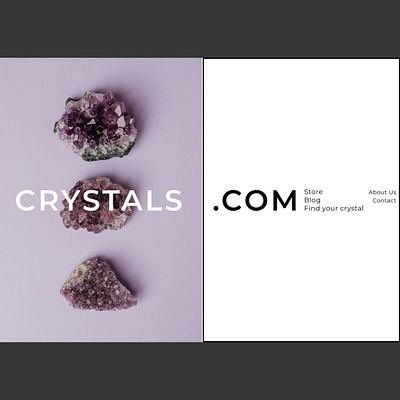 Choose your crystal Web design Ideas branding design graphic design illustration ui