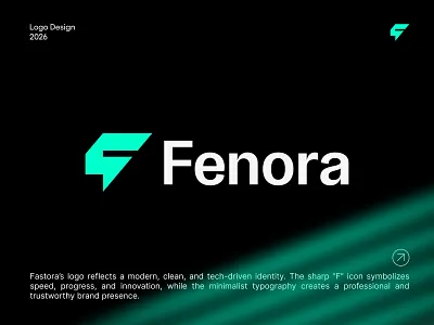 Fenora - Modern Fintech Logo Design | Brand Identity Concept brand designer brandidentity branding custom logo fintech logo iconic logo logo logo design logoconcept modernlogo startupbranding techlogo timeless logo visualidentity