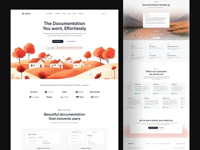 Orelloo – Modern Documentation Platform Website UI` b2b ecommerce branding dashboard documentation header hero section homepage landing page minimal pdf document saas application design saas projects trending uiux design ux web app web design webflow template website design
