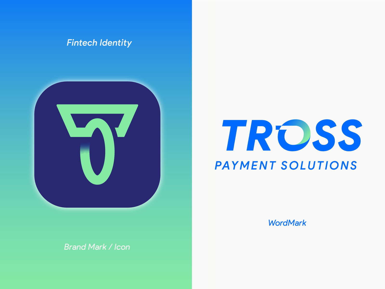 Tross — Modern Fintech & Digital Payment Identity brandidentity branding creative logo digital payment digital wallet logo financial identity financial services logo fintech branding fintech identity fintech logo logo logodesign logotype mobile app logo modern logo money transfer logo online payment logo t logo t monogram trustworthy logo