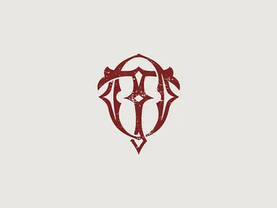 T&O Gothic Lettering gothic interlock letter lettering letters logo ot ot logo to to logo vector victorian vintage