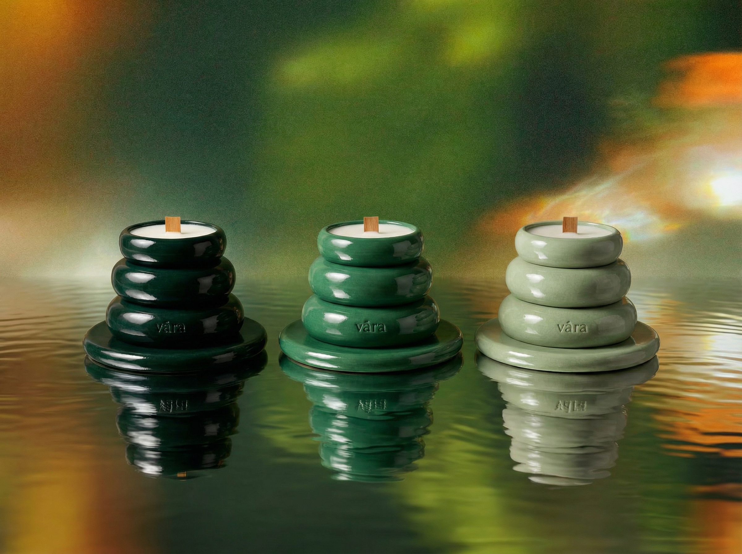 VĀRA - Full Brand Identity 3d adobe illustrator adobe photoshop brand identity branding branding design candle candle branding candle packaging custom packaging fragrance logo luxury minimalist packaging ui visual identity web design