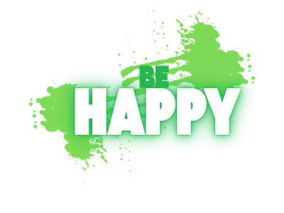 Be Happy branding graphic design logo