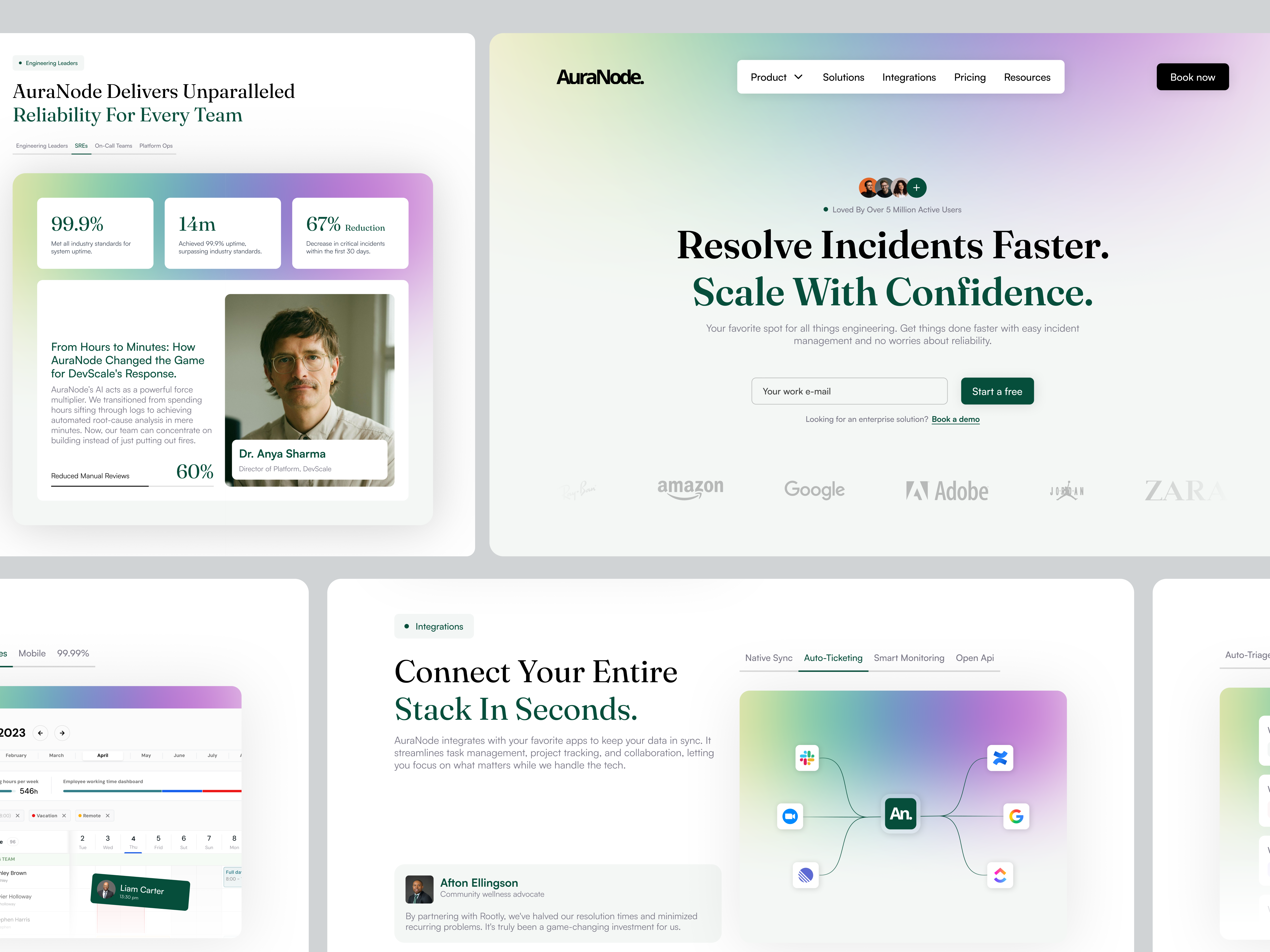 Example of Landing Page Design – UX/UI