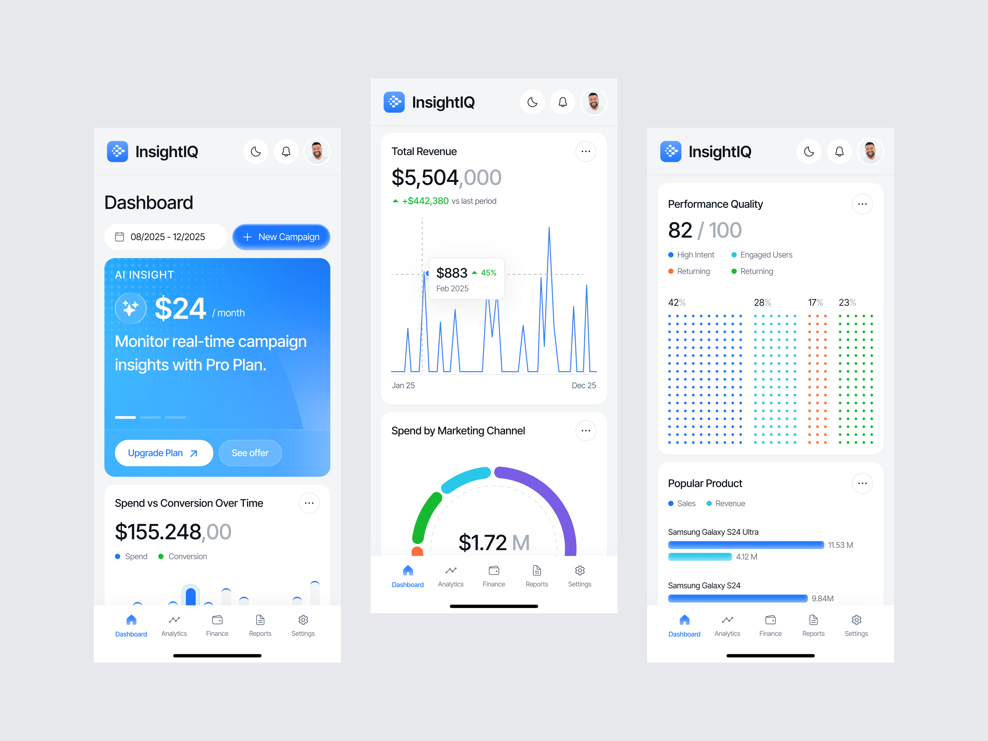 Example of Mobile App Responsive UI/UX Design