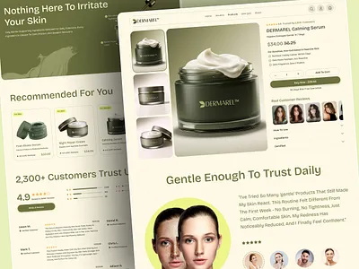 CRO Optimized Skincare PDP Design| Crafted by Designkast branding cleandesign ecommerce ecompdpdesign ecomproductpage ecomwebdesign laptopview minimalist pdpdesign productdesign productdetailpage productpage shopifydesign skincare skincareecom ui uidesign uiux design ux webdesign
