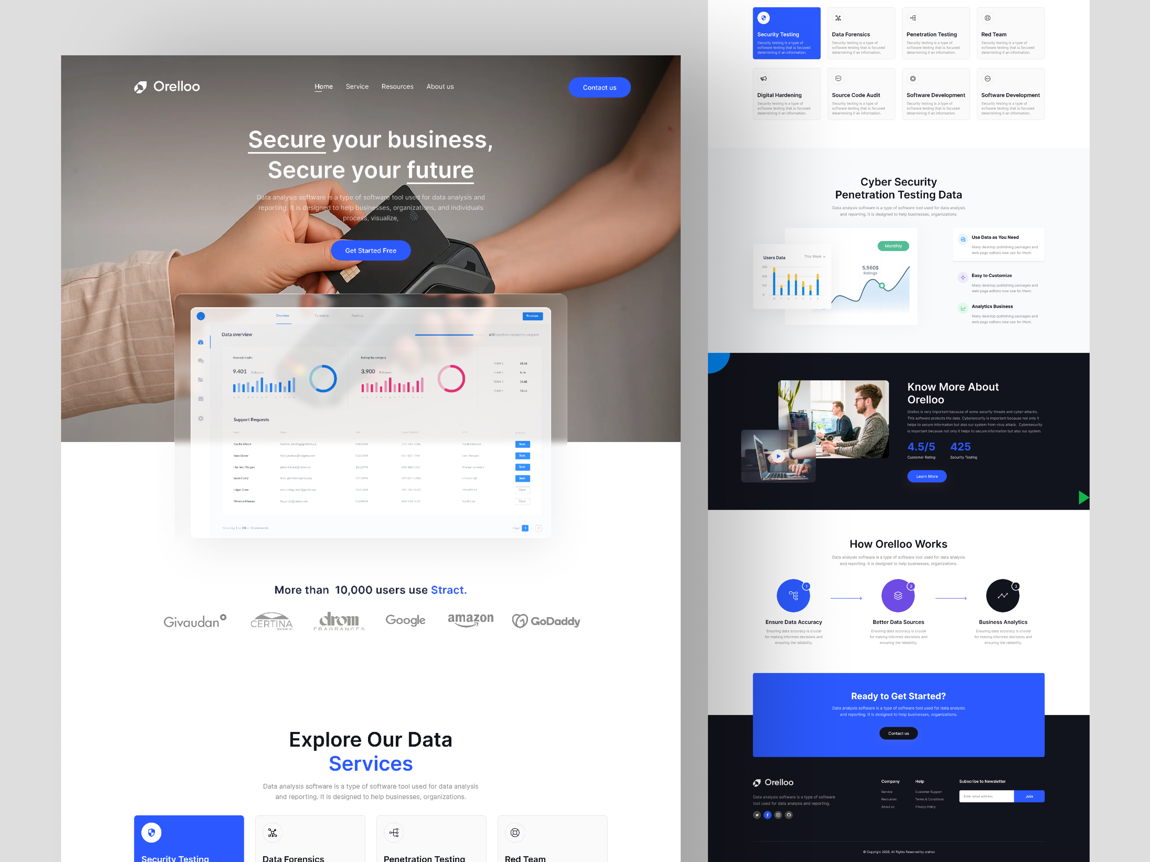Example of Landing Page UI UX Design