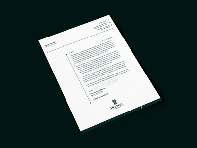 Letter Head Herrera Law Firm branding company company logo corporatedesign design law lawfirm logo logodesign monogrampixel