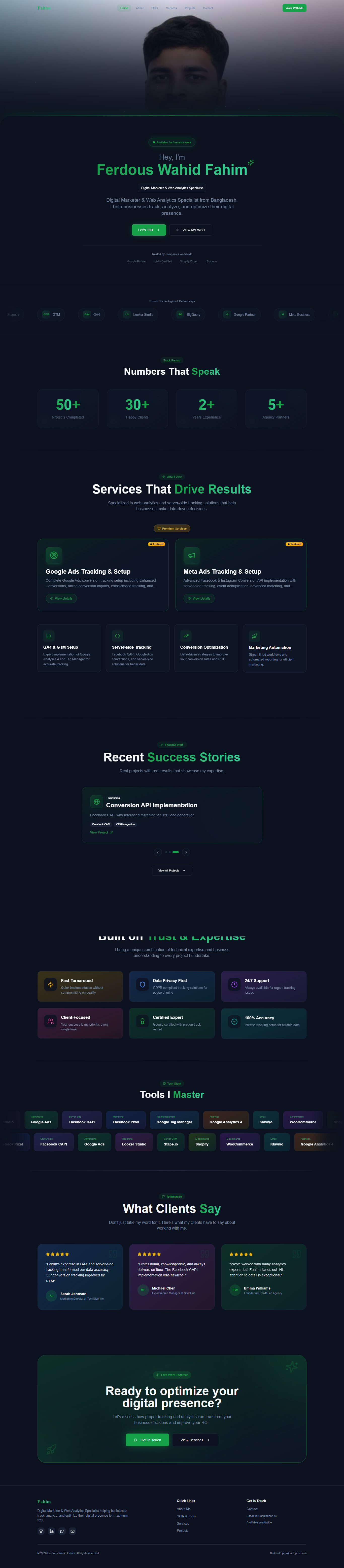 High-Converting Personal Brand Website Design branding graphic design illustration landingpage portfolio website ui webdesign webxpart