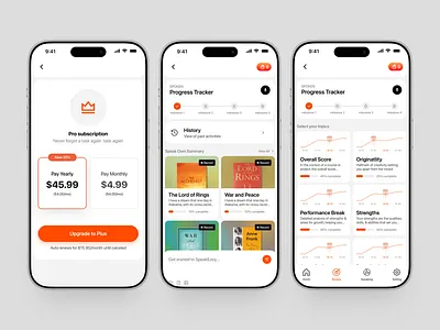 SpeakEase – Language learning App Design ai chat ai chatbot app design app interface duolingo edtech education app language app learning app learning platform mobile app mobile application mobile ui product design progress tracking speaking practice ui design user interface ux design wavespace