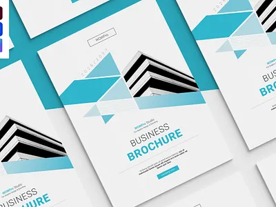 Business Brochure a4 agency branding brochure corporate design envato graphic design illustration professional ui