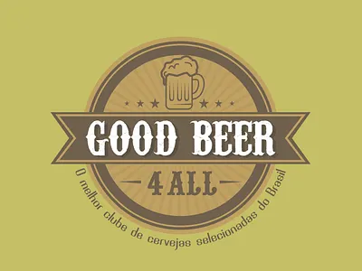 Good Beer 4 All Vintage logo 3d animation branding design graphic design illustration logo motion graphics ui vector