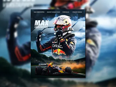 Max Verstappen Formula 1 Poster Design – Pure Speed in Motion athlete poster driver artwork driver poster f1 artwork f1 racing formula 1 driver formula 1 poster max verstappen modern poster art motorsport art motorsport poster design poster design racing design racing graphics racing poster racing visual design red bull racing speed concept sports design sports poster