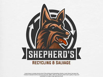 Shepherd's Recycling & Salvage Vintage Logo 3d animation branding design graphic design illustration logo motion graphics ui vector