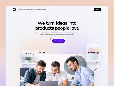 Digital Agency Website agency website design agency website digital agency ui ux web design website