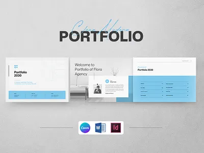 Portfolio | Canva a4 blue brochure building business catalog catalogue clean cmyk horizontal image letter minimalist modern photo photographer photography portfolio