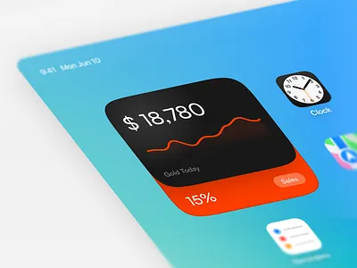 Stocks View Component 3d animation branding graphic design logo motion graphics ui