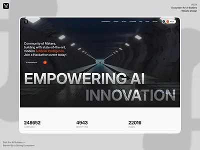 Ecosystem — AI Website Builders ai landing page ai tools ai website builder builder cms concept ecosystem ai website figma home page landing page builder minimalist modern modern ui modern uiux no code smart web solutions training website user centric design web builder web design