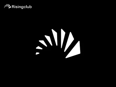 rising club logo design branding club grow logo growth icon logo logo design rising sun symbol