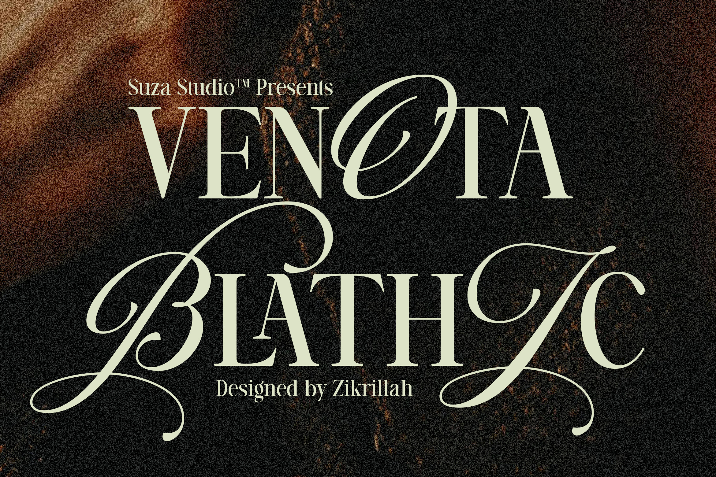Venota Blathic animation branding calligraphy font casual classical font design font editorial font graphic design lettering logo serif font typography vintage font