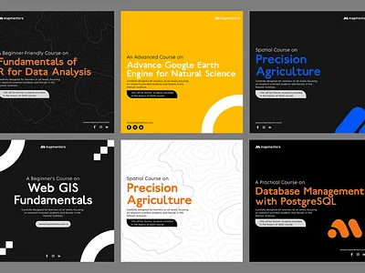 Social Media Posts branding graphic design ui