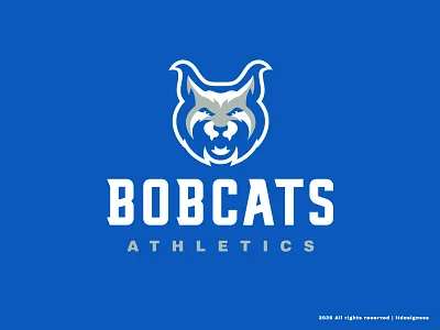 Bobcats Athletics ( Secondary Logo) bobcats bobcats logo branding design esports graphic design illustration logo mascot sports sports branding sports illustration sports logo wildcats logo
