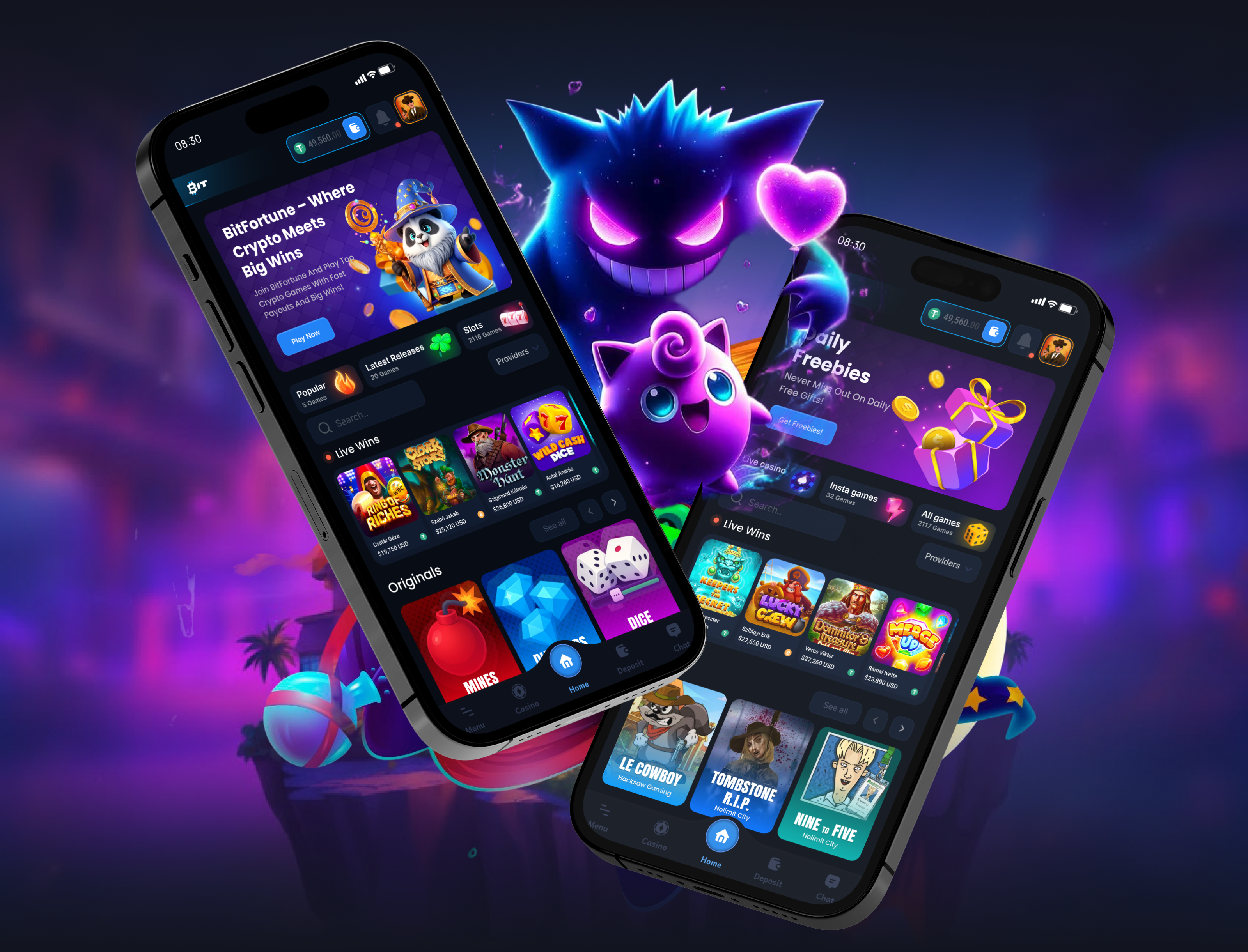 Casino Mobile Design bettong casino casino app casino betting casino games casino interface casino online casino platform crypto design slots gambling game ui gaming live casino mobile casino online casino original games sport betting ui website