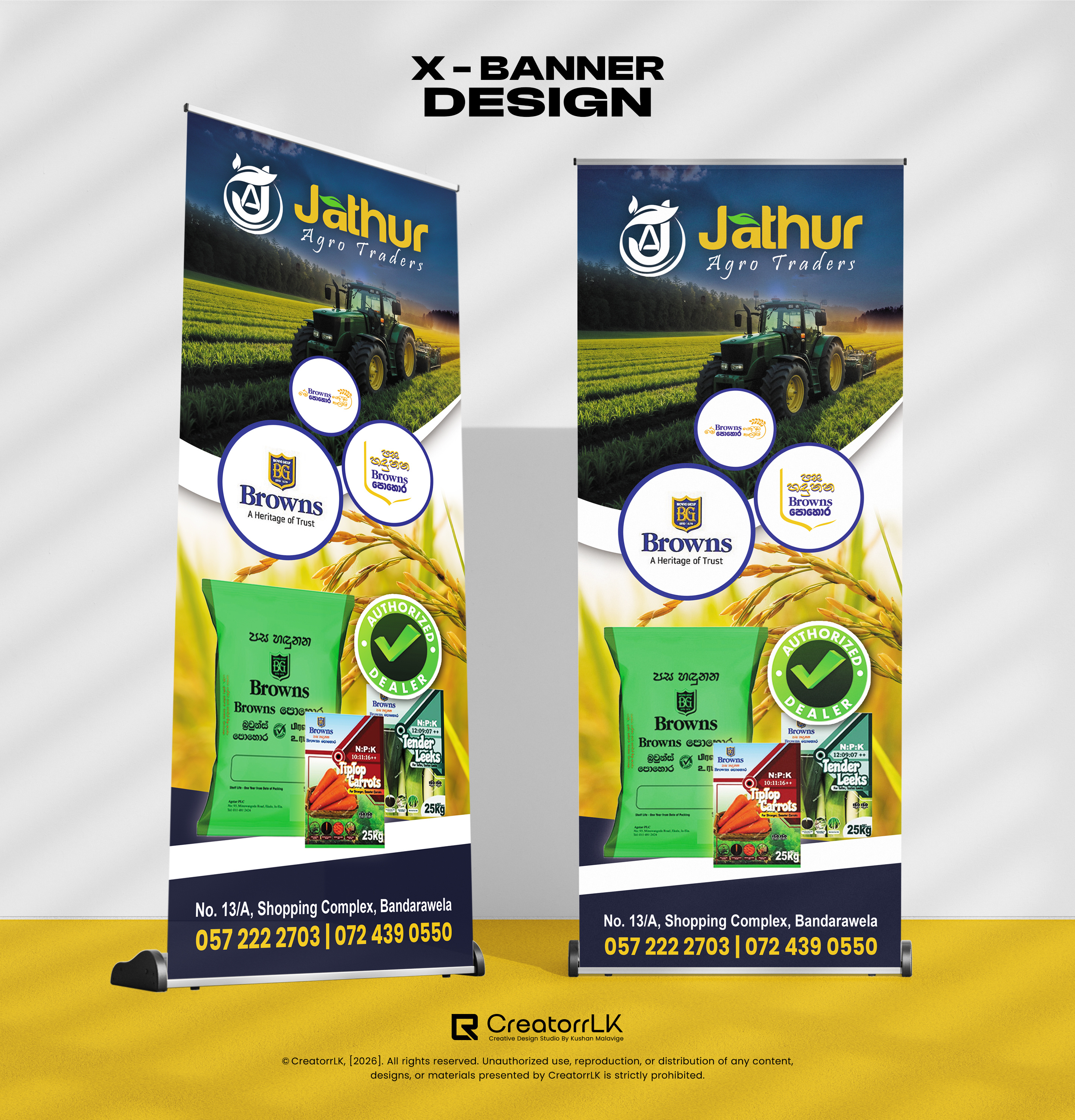 X Banner Design advertising branding graphic design illustration poster design x banner