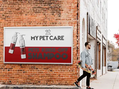 Clean & Modern Pet Shampoo Label Design brand identity branding clean design design graphic design illustration label design minimal design modern packaging packaging design pet branding pet care packaging product label visual identity