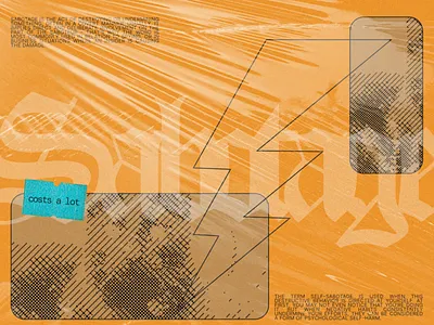 SABOTAGE experimental graphic design layout modern weird