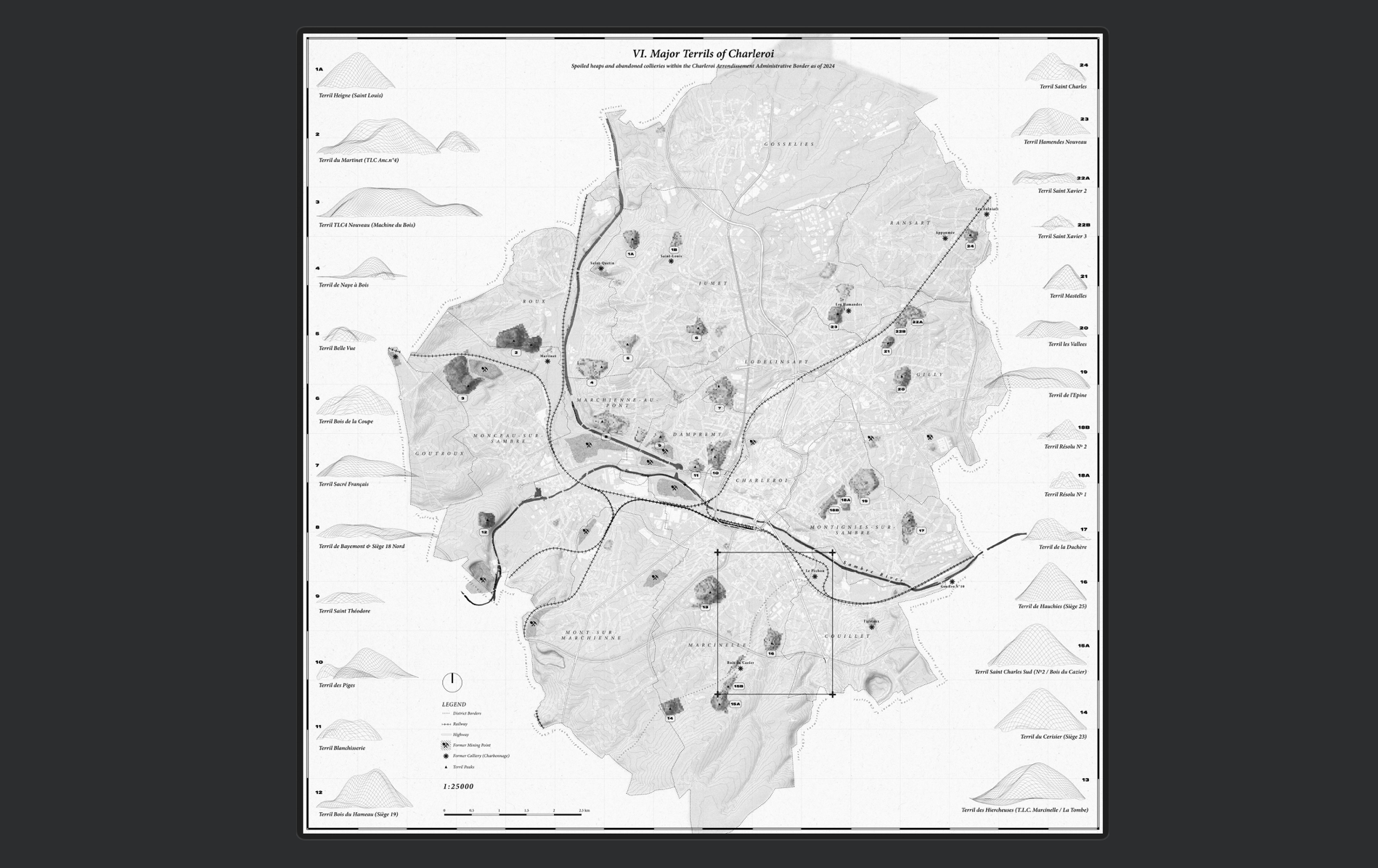 Terrils of Charloi (Map) graphic design layout map design