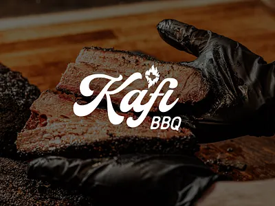 Kafi BBQ branding bbq branding design hand lettered hand lettering illustration kafi kafi bbq lettering logo logo design logos ui wagyu