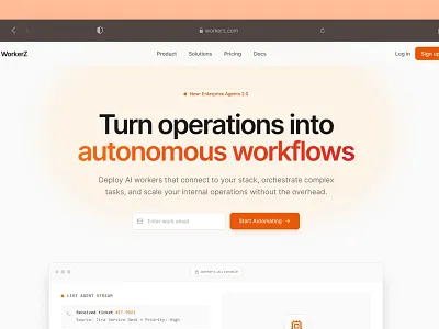 Workerz - AI workflow automation for operational efficiency ai automation digital transformation future of work hyperautomation intelligent automation operational excellence process mining saas workerz workflow efficiency
