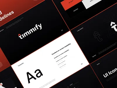 Timmify - Brand system positioning as a strategic design partner brand guidelines brand strategy branding corporate identity creative direction design thinking graphic design logo design typography visual identity