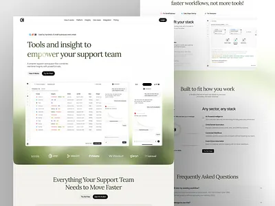 Ommend AI - AI CRM Landing Page ai ai crm ai crm landing page ai crm website ai website crm crm landing page crm website design landing page landing page design ui ui design uiux uiux design ux web web design website website design