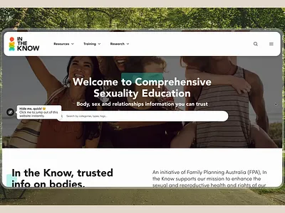 In the Know - Comprehensive Sexual Education Hub