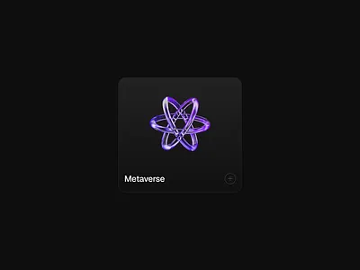 Metaverse - Feature card crypto dark figma graphic design ui ux web3