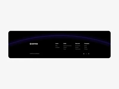 Somnia - World footer research crypto dark figma graphic design ui ux web3 world