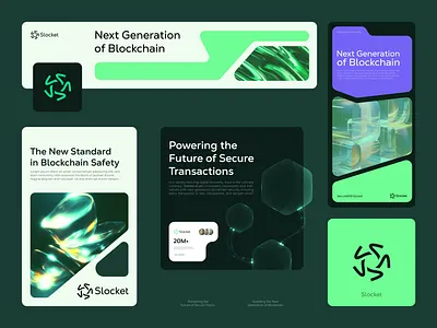 Slocket | Next Generation Blockchain Security blockchain blockchain branding brand identity branding crypto branding crypto currency crypto logo ethereum logo futuristic branding logo logo design print design smtech24 startup tech branding visual identity web3 web3 logo