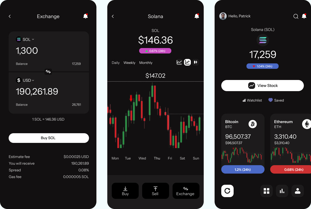 Web3 Mobile App figma mobile app ui uiux design ux ux research web3 app